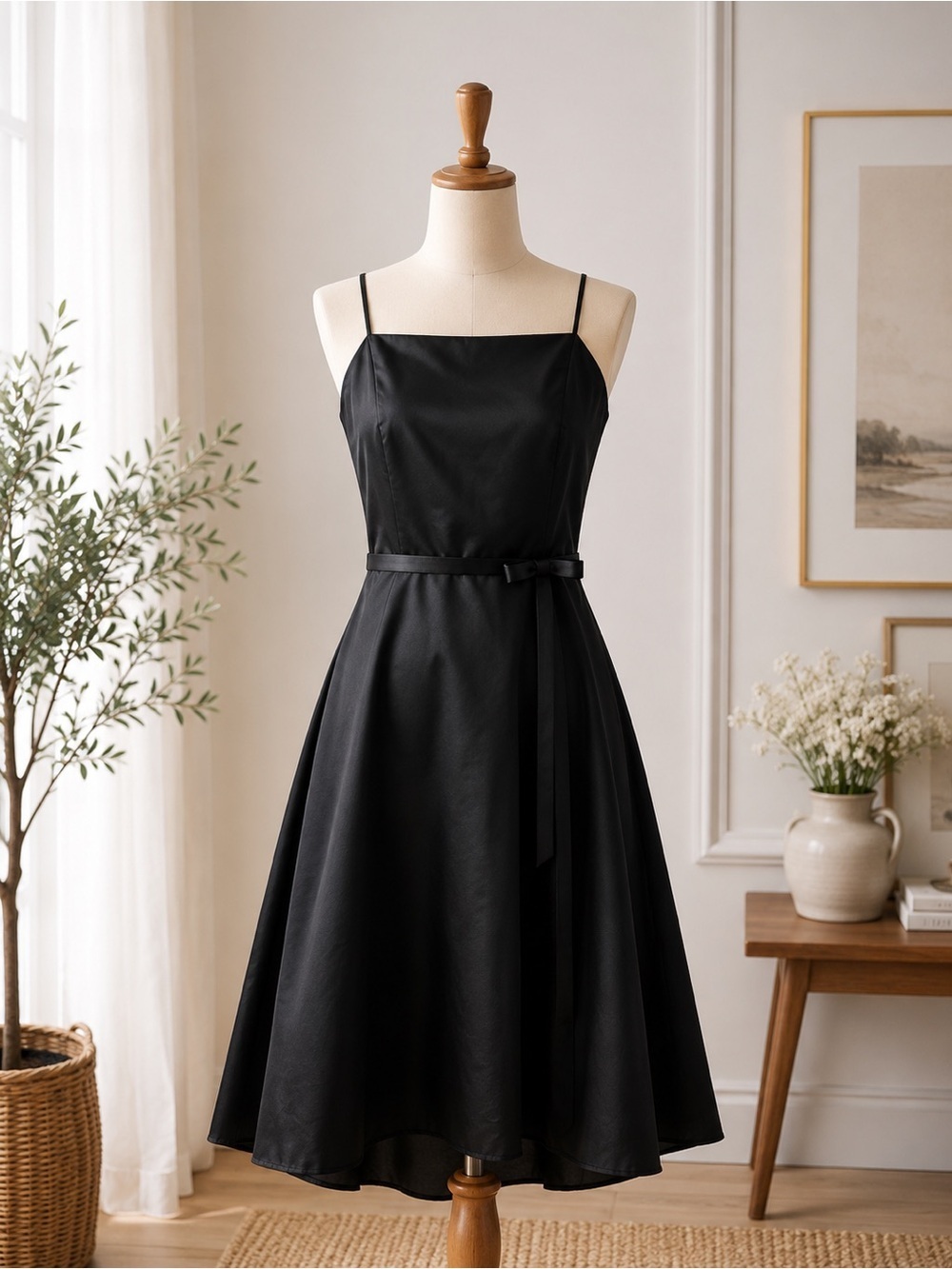 NWT GoJane prom formal cocktail size small sleeveless black dance dress